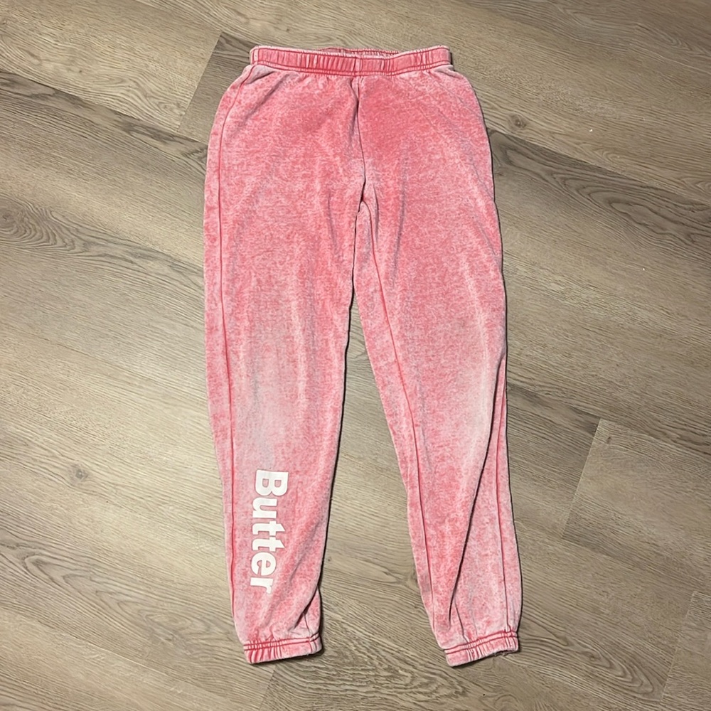 Pink sweatpants